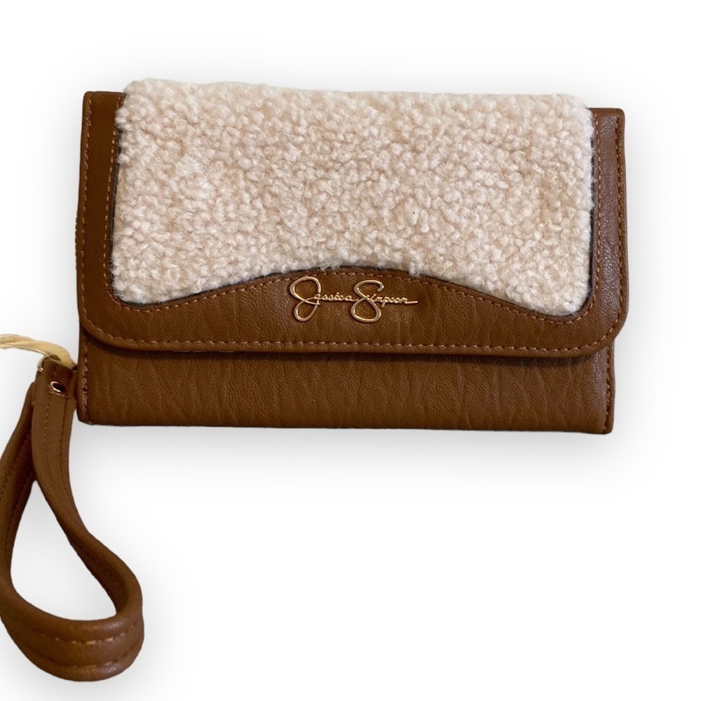 Jessica Simpson Vienna Trifold Wristlet New